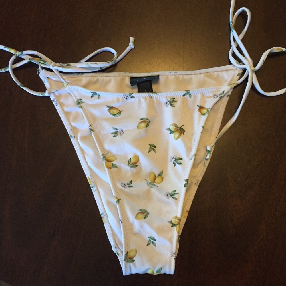 LA Hearts Lemon Bikini Bottoms